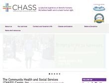 Tablet Screenshot of chasscenter.org